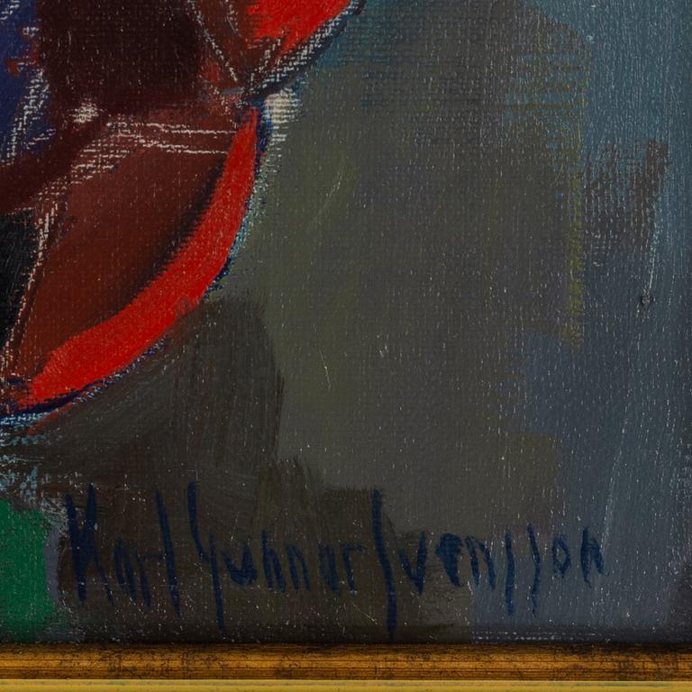 Karl Gunnar Svensson, oil on canvas/paper-panel, signed.