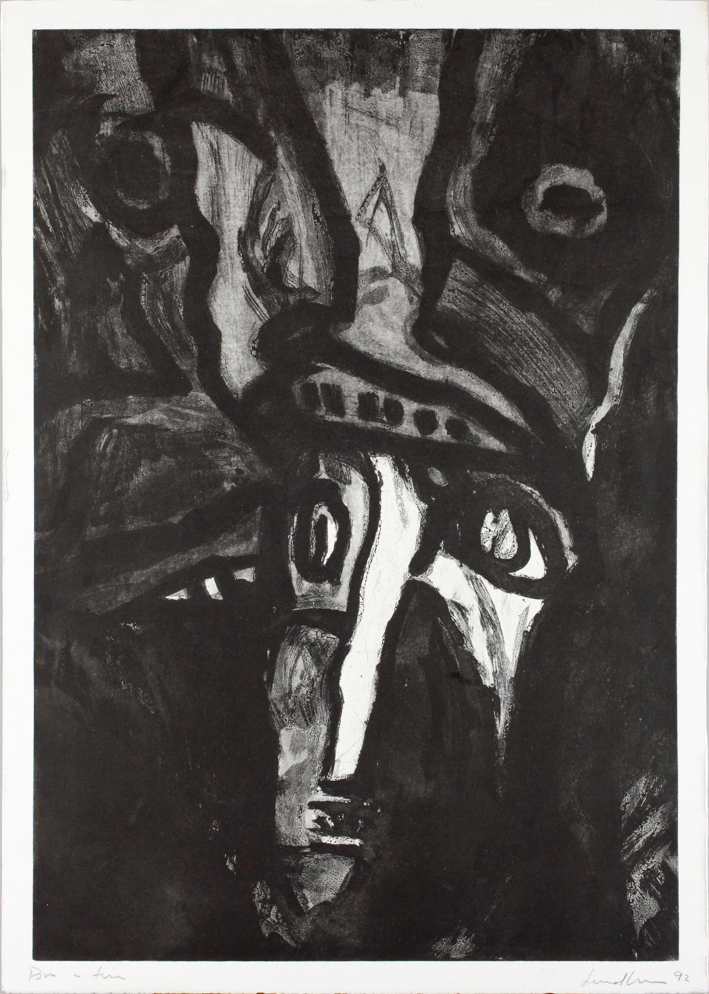 BENGT LINDSTRÖM, etsning, sign. o dat. -92.