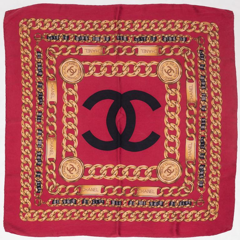 Chanel, a scarf, vintage.