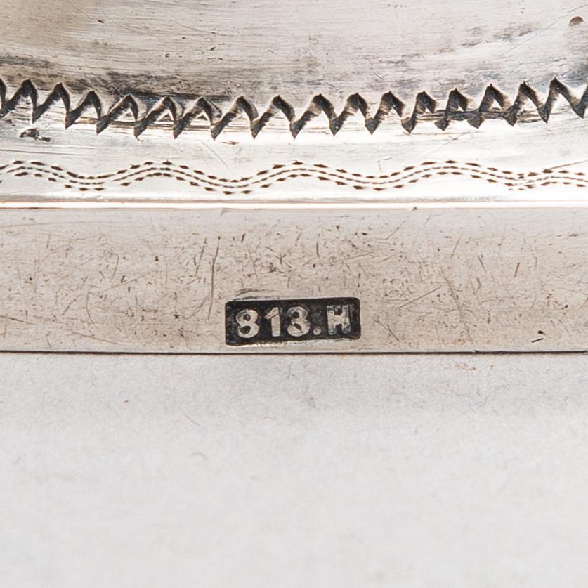 Bägare på fot, silver, trol. Polen /Litauen, kring år 1800.