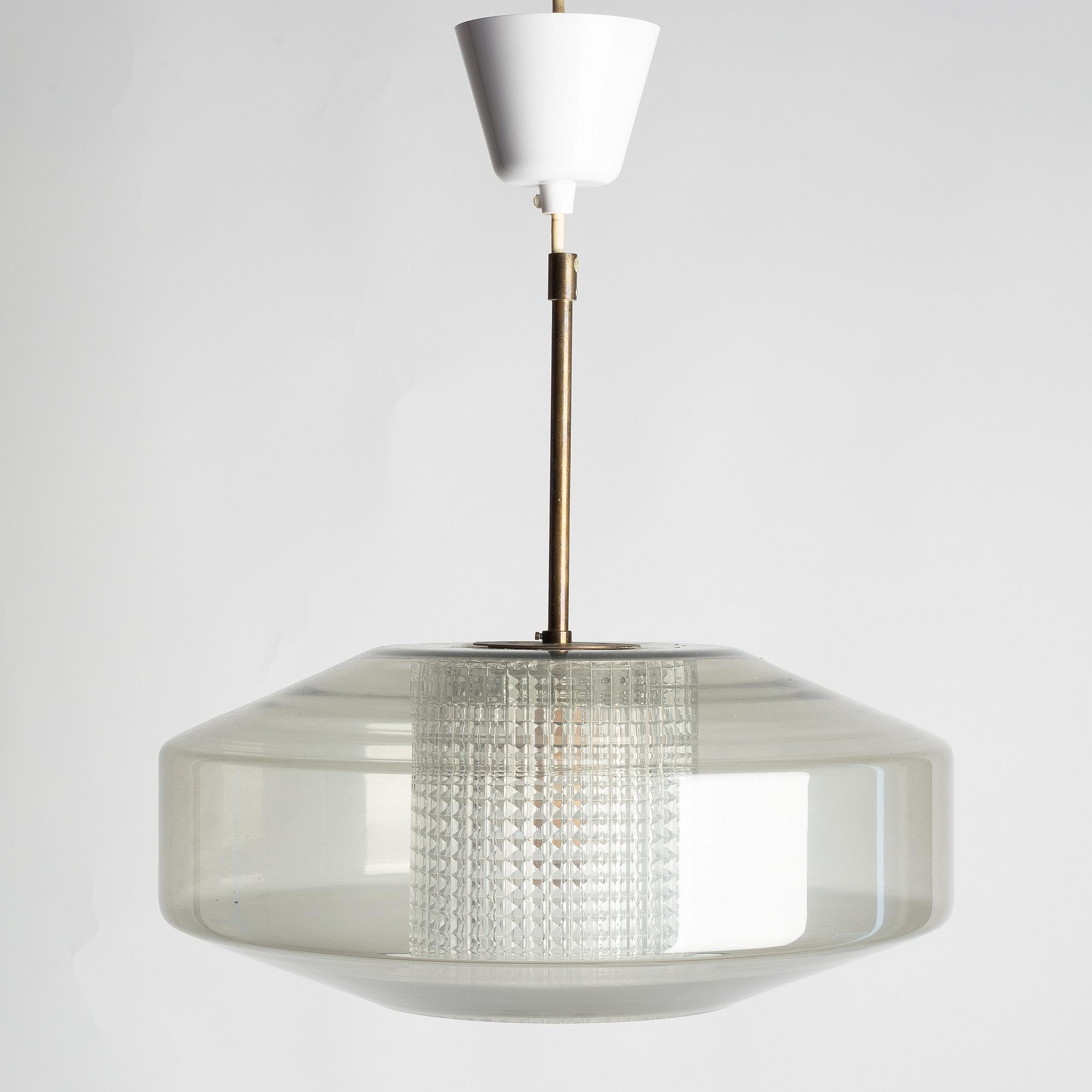 Carl Fagerlund, taklampa, Orrefors, 1900-talets andra hälft.