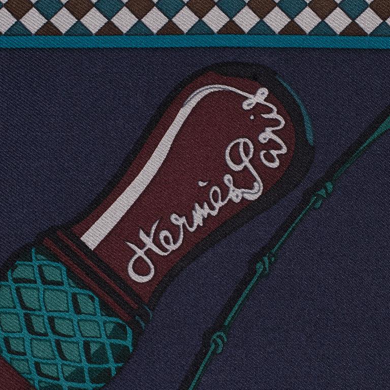 HERMÈS, scarf, 'Fouets et Badines'.