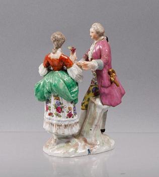 FIGURINER, porslin, meissen, 1800/1900-tal.