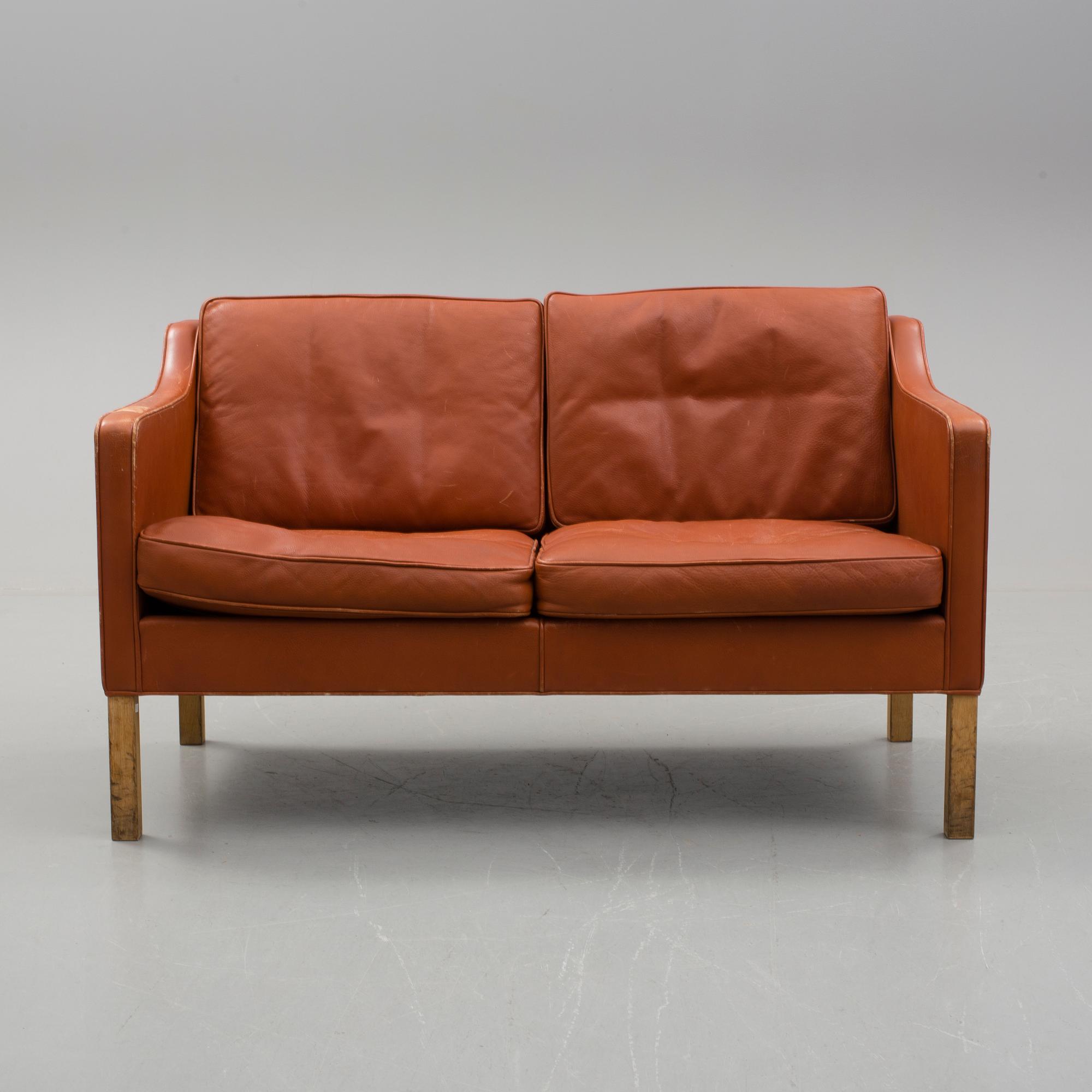 SOFFA, modell 2422-22, Børge Mogensen, Fredericia Stolefabrik, Danmark, 1970-tal.
