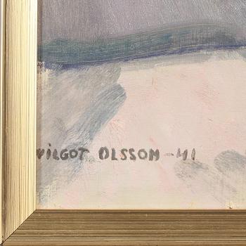 WILGOT OLSON, olja på duk, signerad och daterad 41.