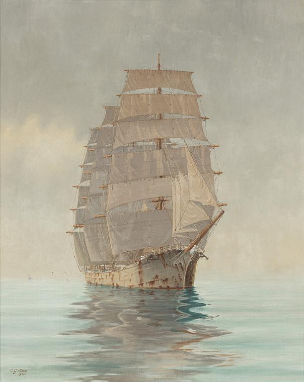 Carl Georg Wallin, Full-Rigged Ship.