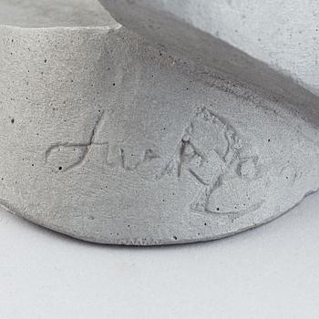 A JOHAN HELMER ZACKRISSON, "JACK ZAN" polished aluminium sculpture, signed.