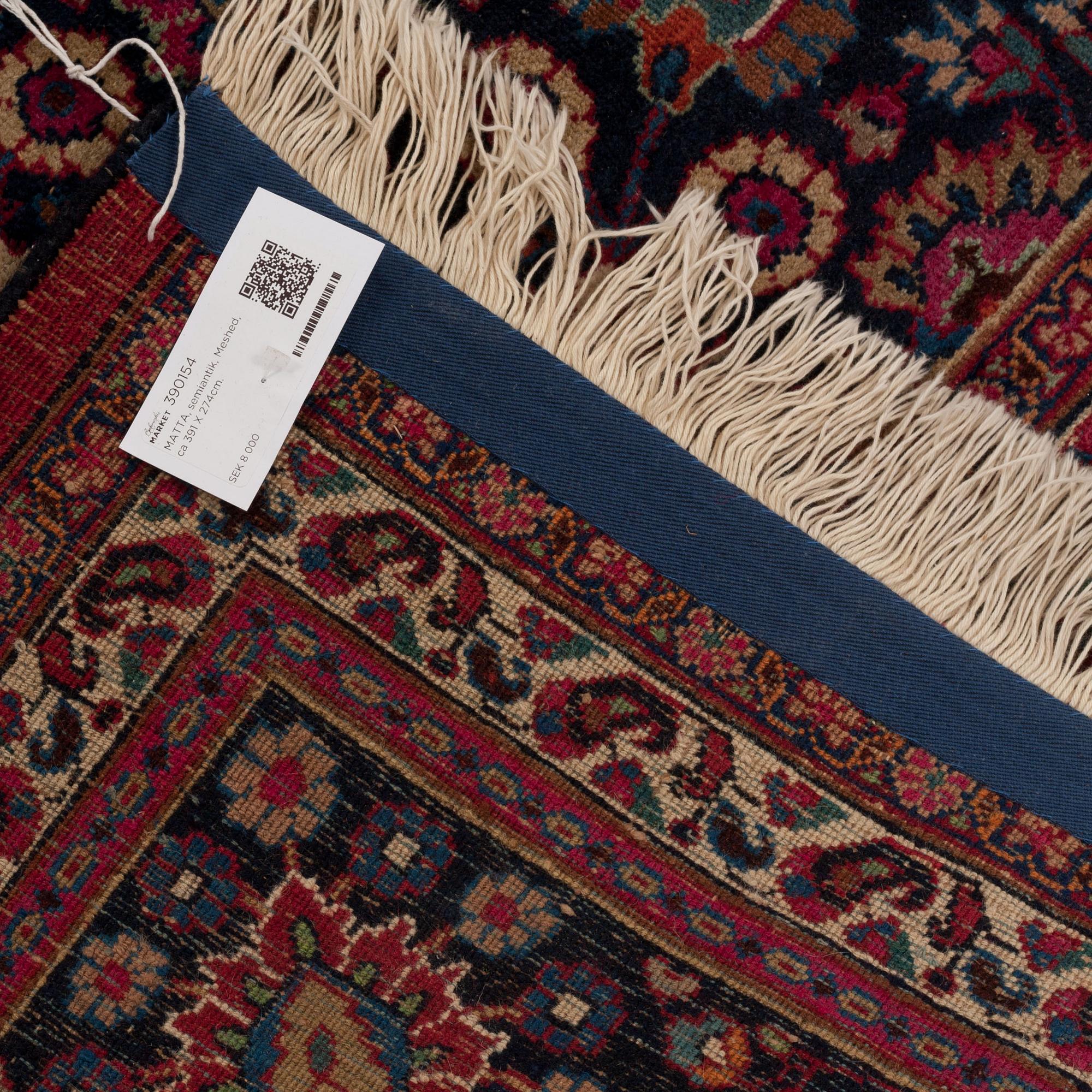 MATTA, semiantik, Meshed, ca 391 X 274cm.