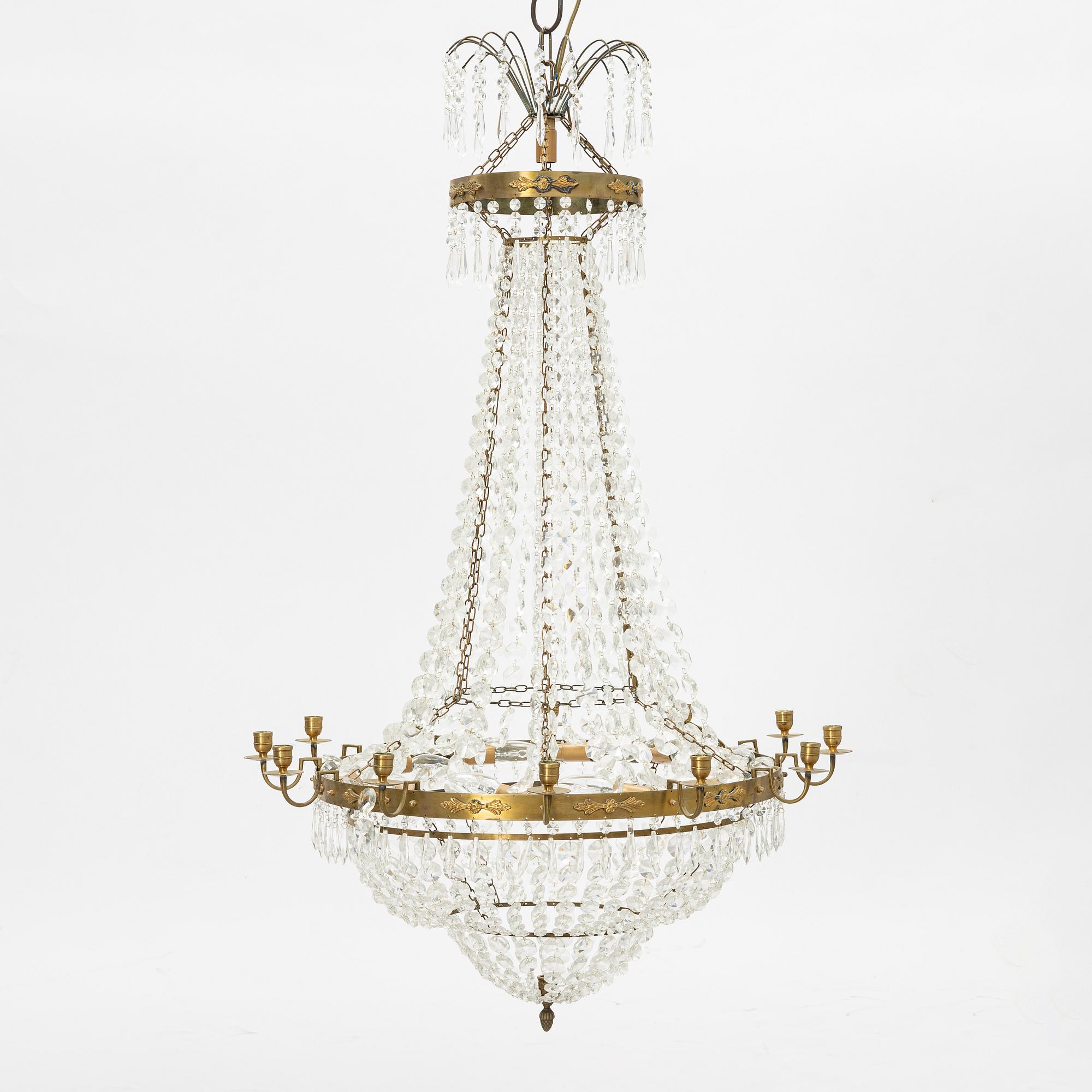 Ljuskrona, sent 1900-tal.