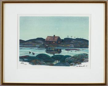 Roland Svensson · ROLAND SVENSSON, litografi, signerad samt numrerad 246/275.