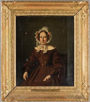 OKÄND KONSTNÄR, olja på duk, Danmark, 1800-talets fösta hälft.