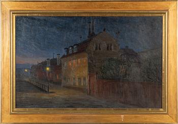 Aron Gerle, Street at Dusk.