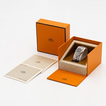 Hermès, Clipper, wristwatch, 24 mm.