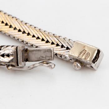 ARMBAND, med smaragder.