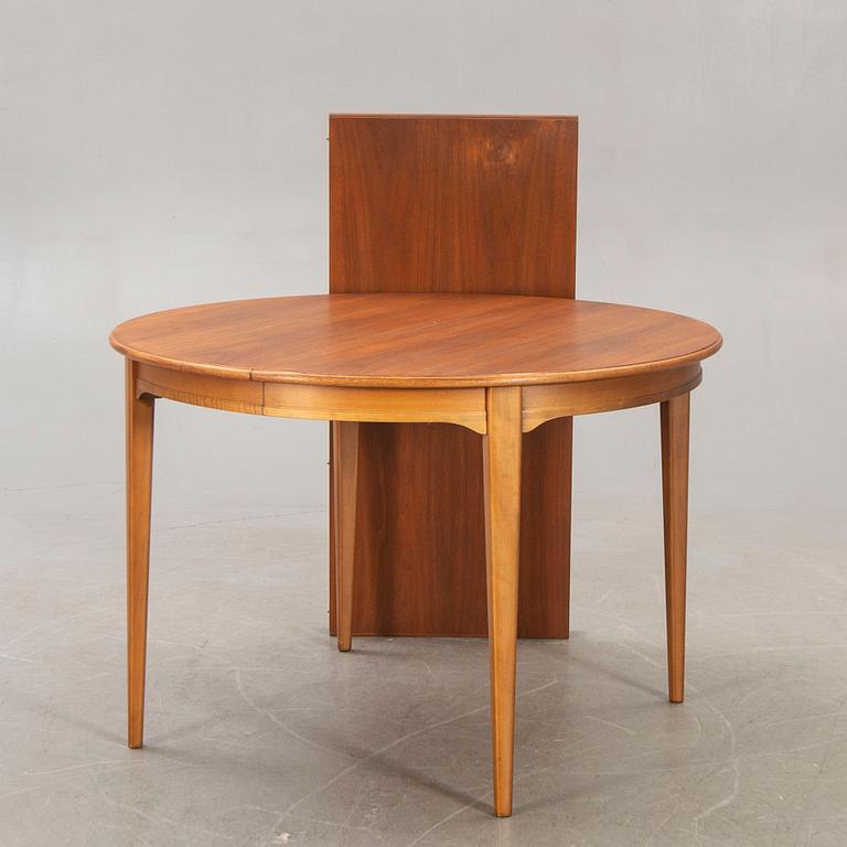 A 1960s Svante Skogh walnut dining table.