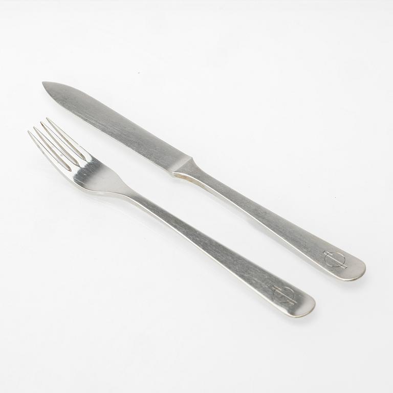 Wiwen Nilsson, fruktbestick, 24 delar, silver, Lund, 1937.