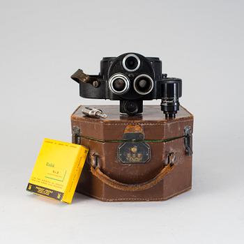 FILMKAMERA, "Filmo", Bell & Howell Company, Chicago, USA, 1930-tal.