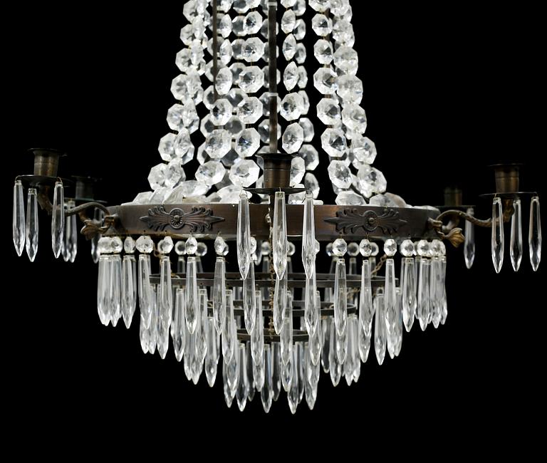 A mid century chandelier.