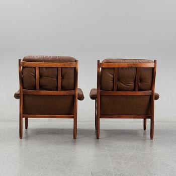 Fåtöljer, ett par, G-Design för Göte-Möbler i Nässjö AB, Nässjö, 1970-tal.