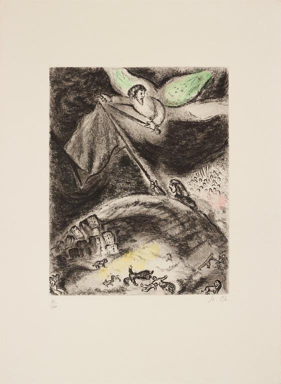 Marc Chagall, "Oracle sur Babylone" from: "La Bible".