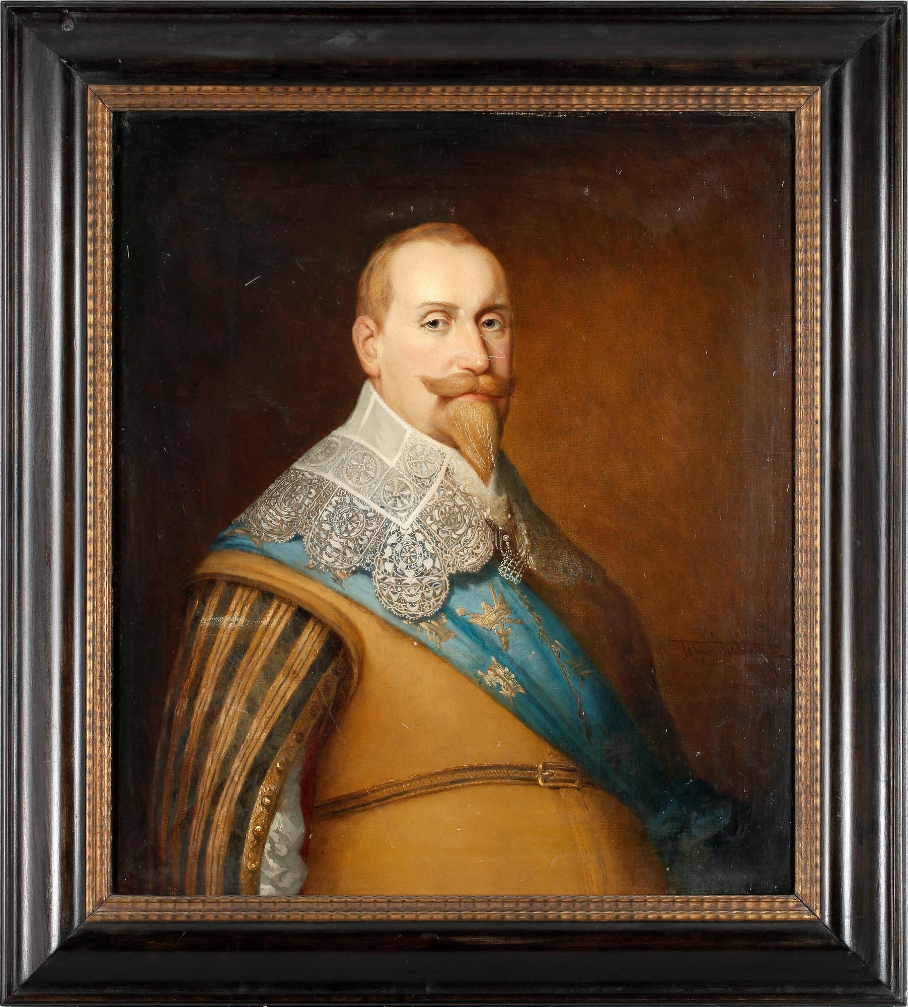 JACOB VAN DER DOORDT, kopia efter, olja på duk, otydligt signerad, daterad 1879.
