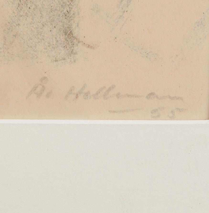 ÅKE HELLMAN, färglitografi, signerad, daterad -55 och numrerad 131/250.