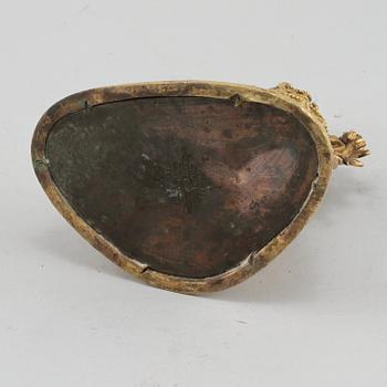 FIGURIN, förgylld brons, orientalisk, 1800/1900.