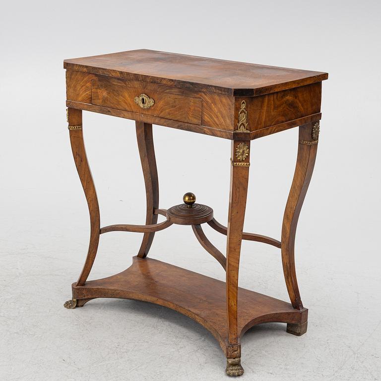 An Empire console table, first half of the 19th Century.