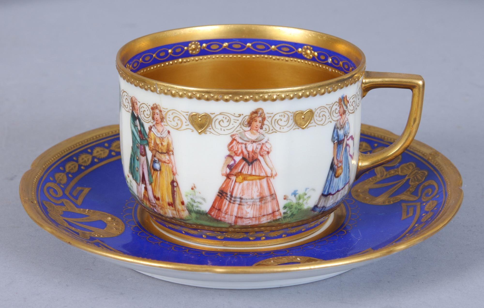 TESERVIS, porslin, Dresden.