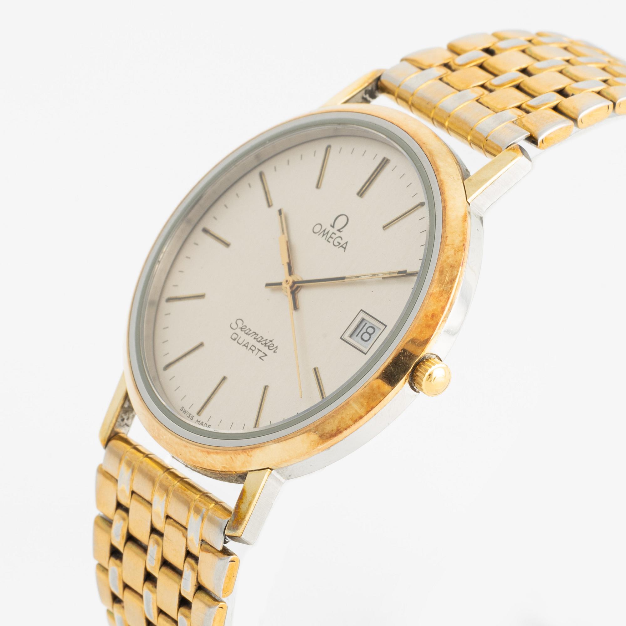 Omega, Seamaster, armbandsur, 35 mm.