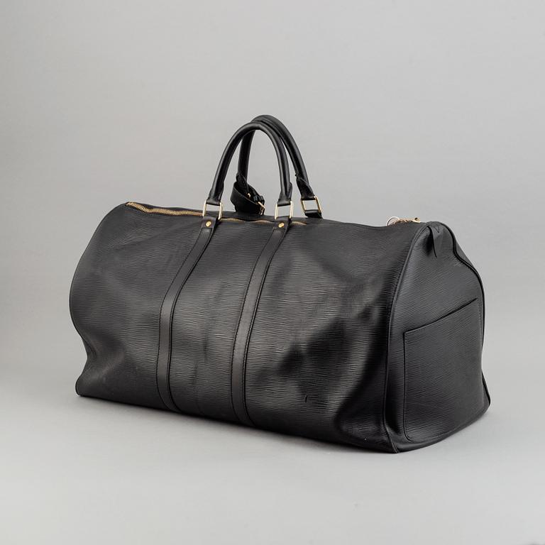 Louis Vuitton, a black Epi 'Keepall 55' weekend bag, 2004.