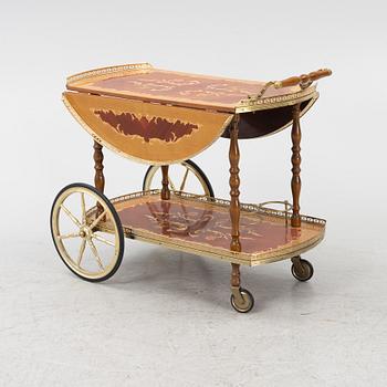 A serving trolley, Italy, second half of the 20th Century.