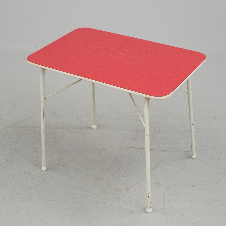 A five piece set of children's furniture from Brio, second half of the 20th century.