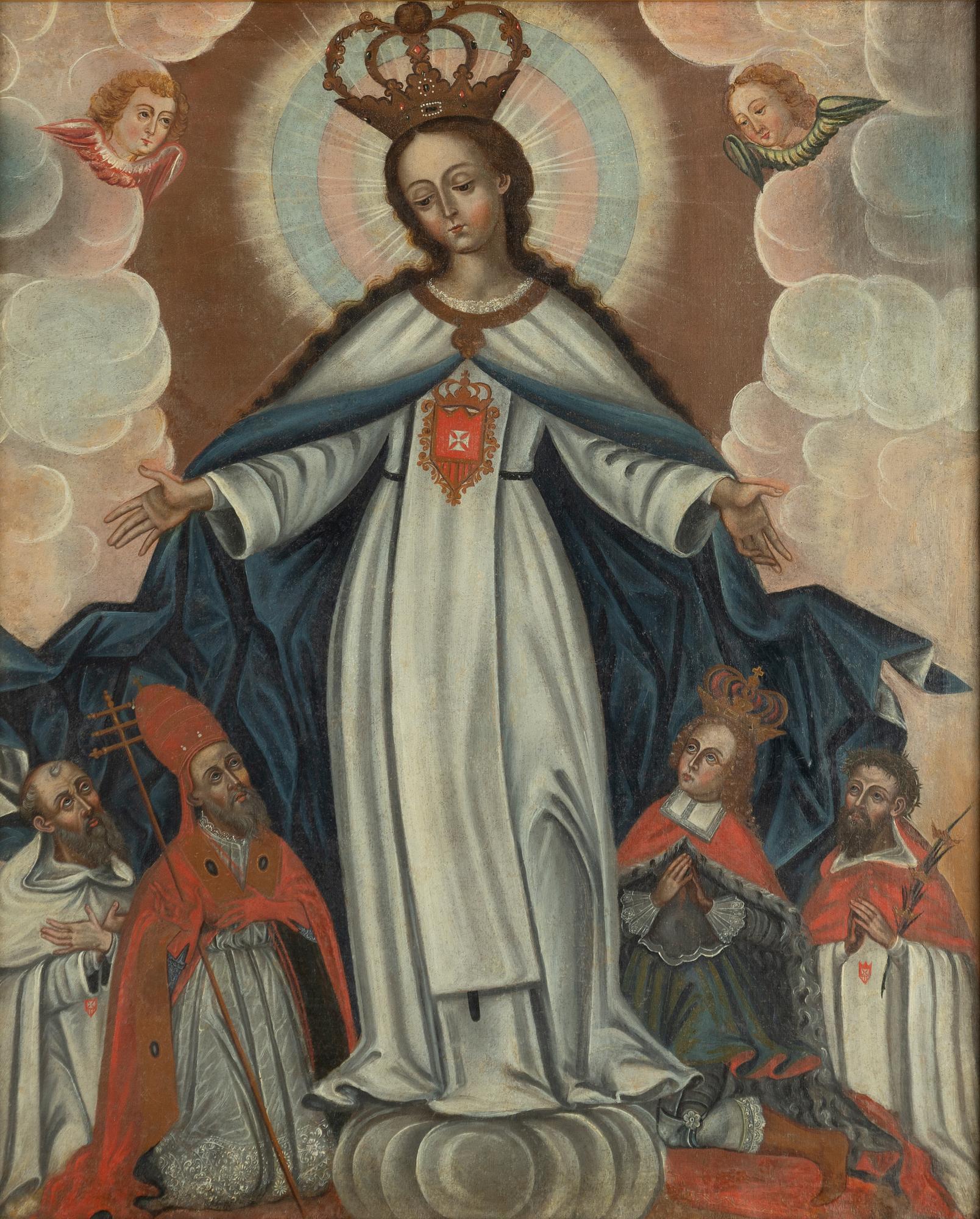 Sydamerikansk skola, 1700-tal, Madonna.