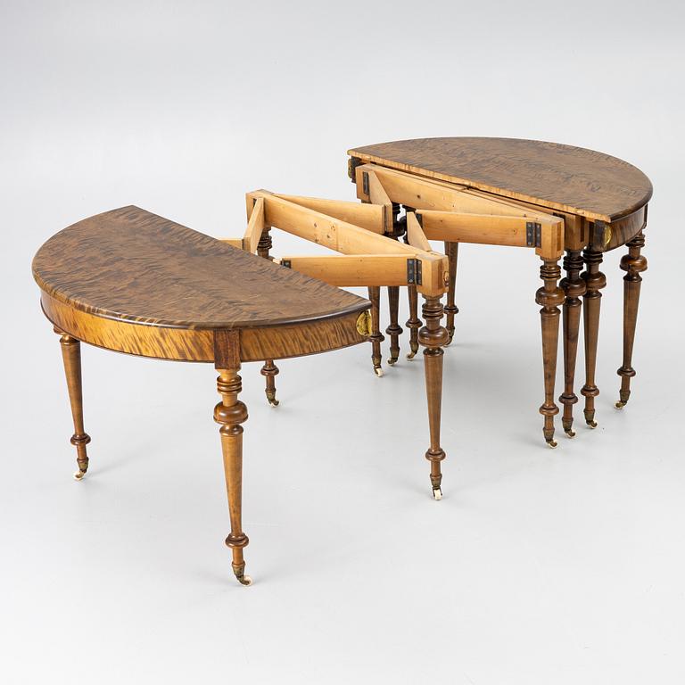 Dining table, circa 1900.