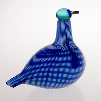 A Pro Arte glass bird signed Oiva Toikka Nuutajärvi Notsjö, 8/1989.