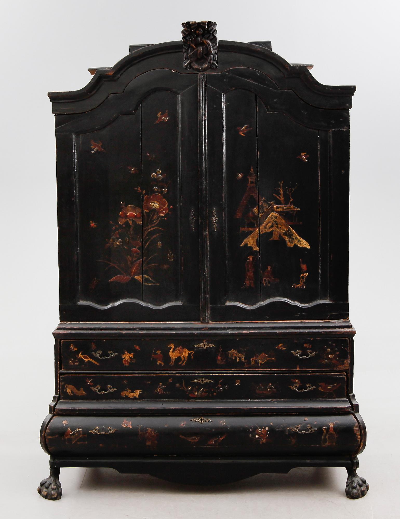 SKÅP, mellaneuropa, rokoko, 1700-talets andra hälft.