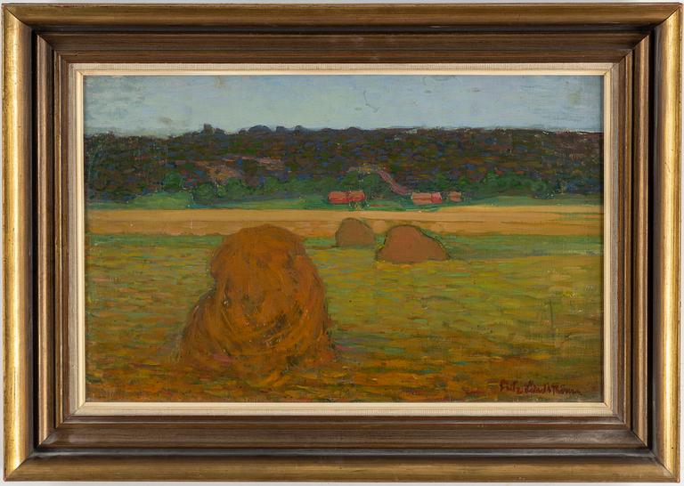 FRITZ LINDSTRÖM, oil on canvas/panel, signed.