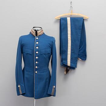 A Swedish cavalry officer's uniform.