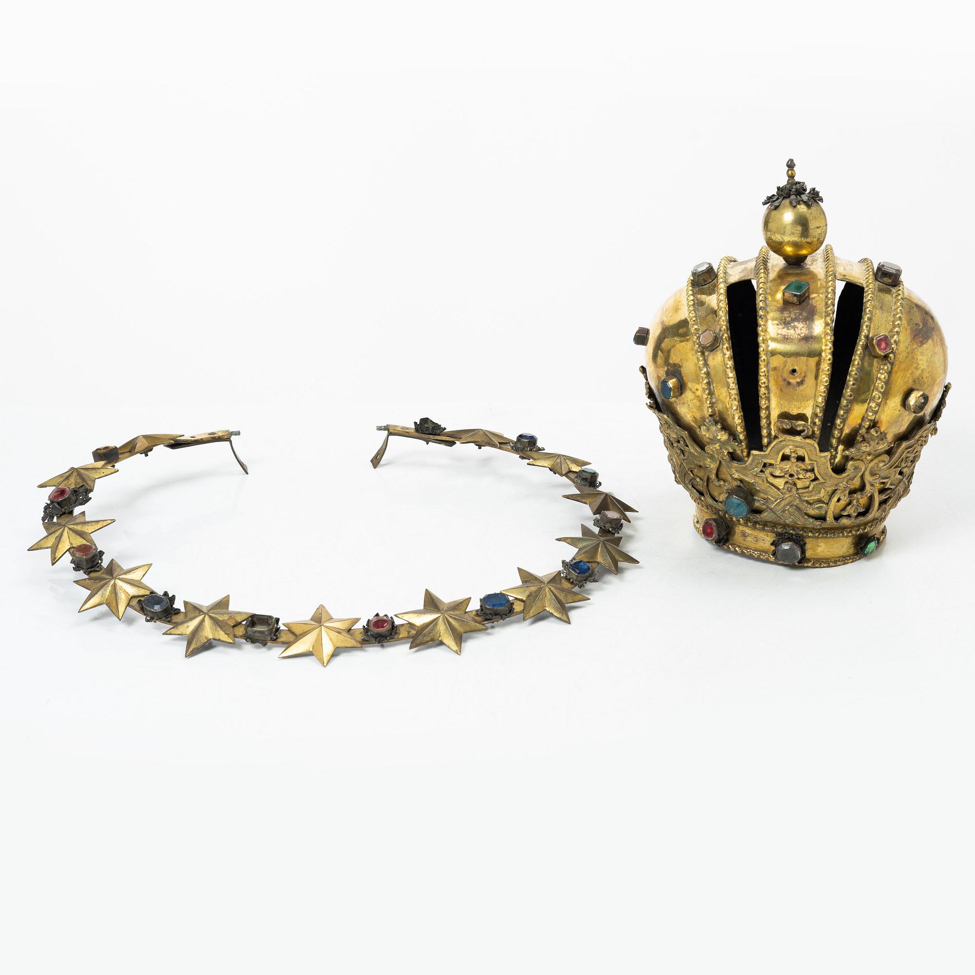 A crown with halo, Eastern Europe, around 1900.