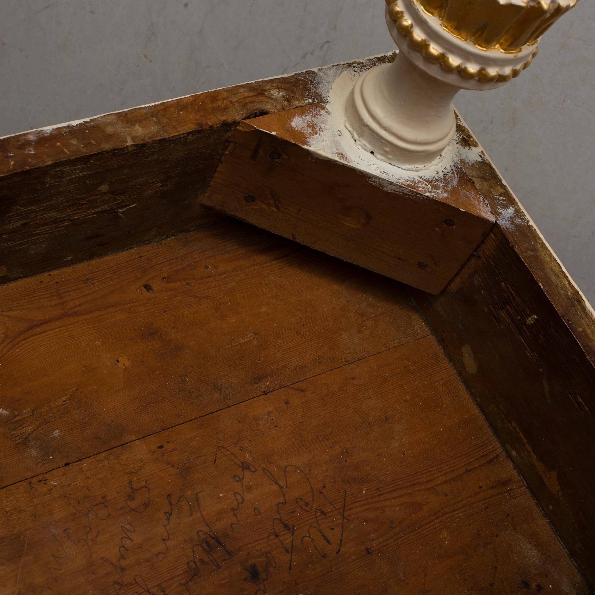 VÄGGBORD, gustavianskt, 1700-talets slut.