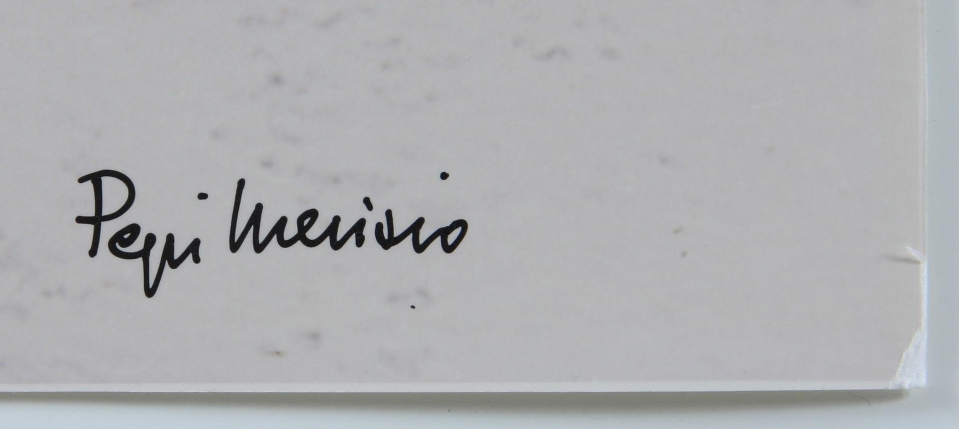 PEPI MERISIO, 3 st, fotografi, 2 sign samt 1 stämpelsign a tergo.