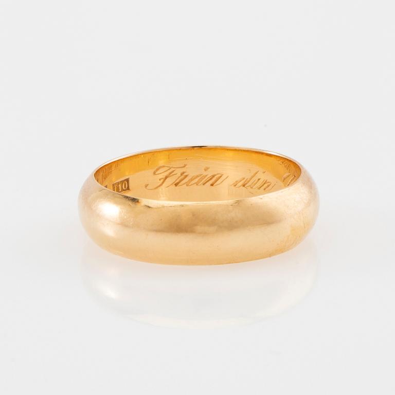 Ring 18K gold, Ahokas Malmö 1993.