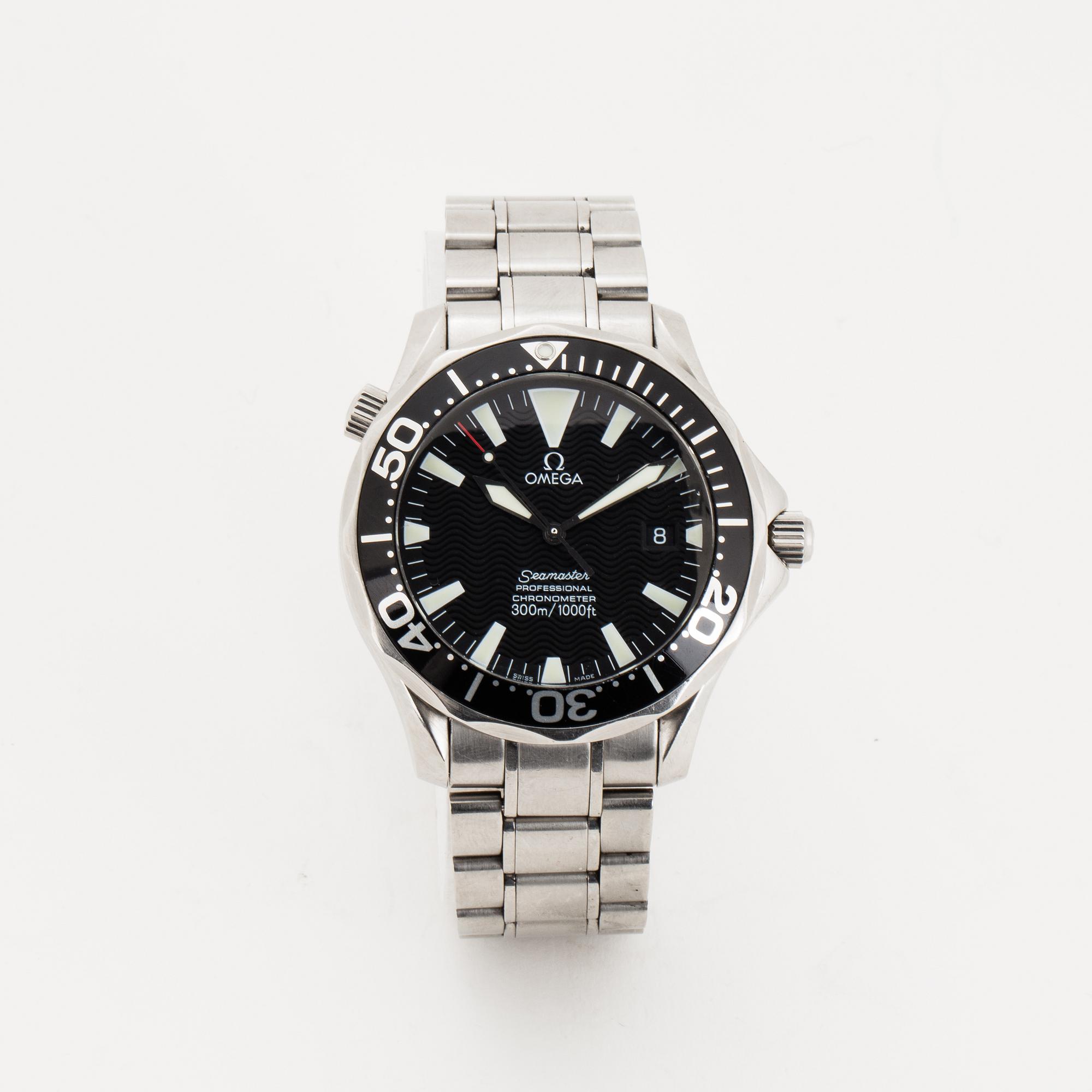 Omega, Seamaster Professional (300m/1000ft), Chronometer, wristwatch, 41 mm.