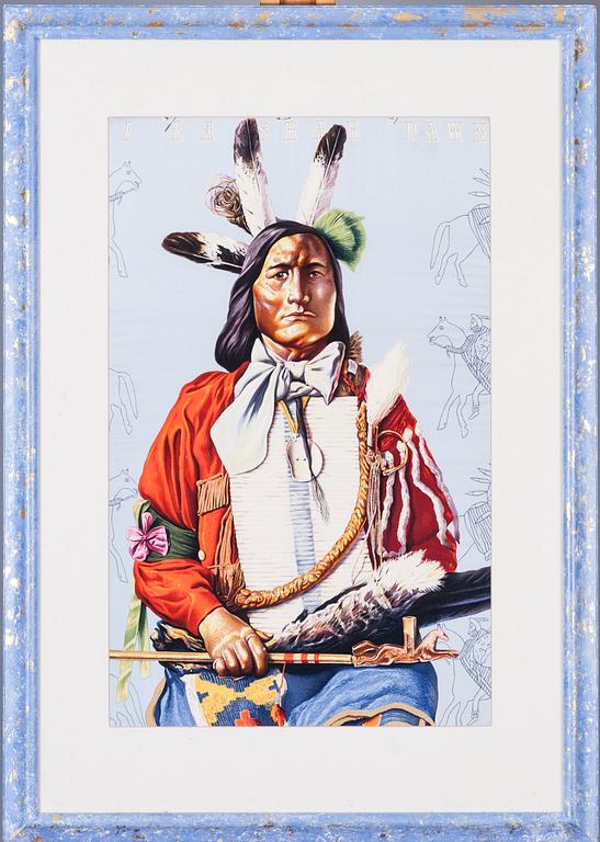 SCARF, "Pani la Shar Pawnee", Hermès.
