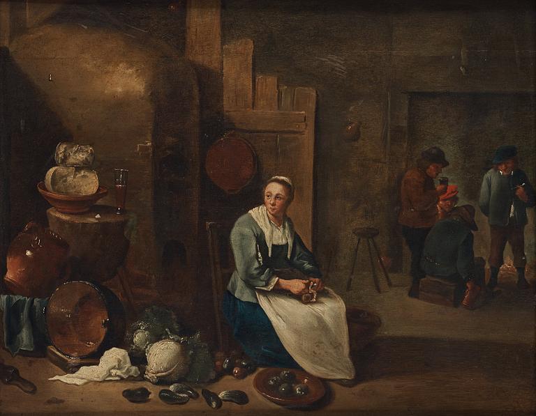 David Teniers d.y Efter, Köksinteriör med piga.