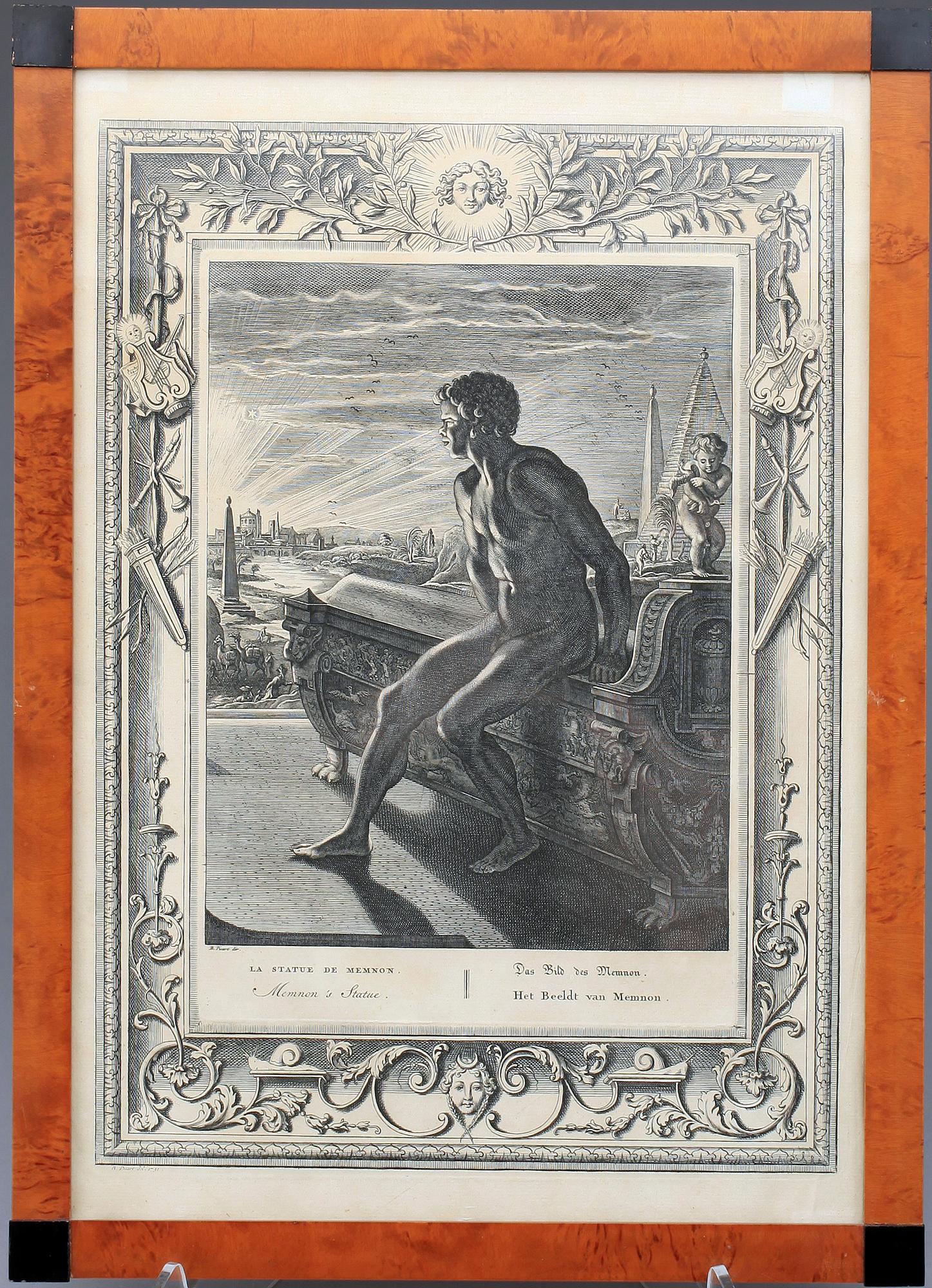 BERNARD PICART, 10st, gravyrer, ur boken  “The Temple of Muses", 1700-talets mitt.