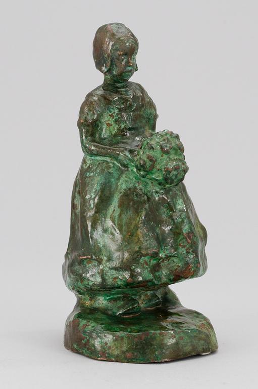 Ruth Milles, Flicka med blomsterbukett.