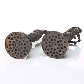 BORDSFIGURER, ett par, 1800-talets slut.
