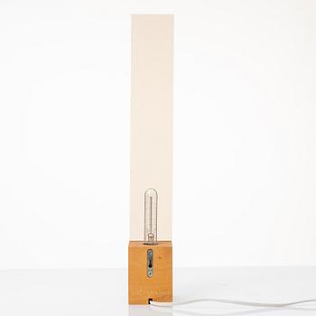 A contemporary wall lamp.